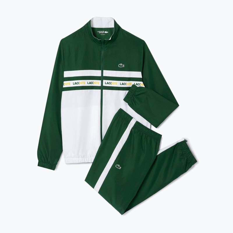 Férfi teniszmelegítő Lacoste WH7567 green/white 5