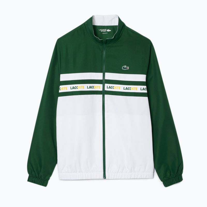 Férfi teniszmelegítő Lacoste WH7567 green/white 6