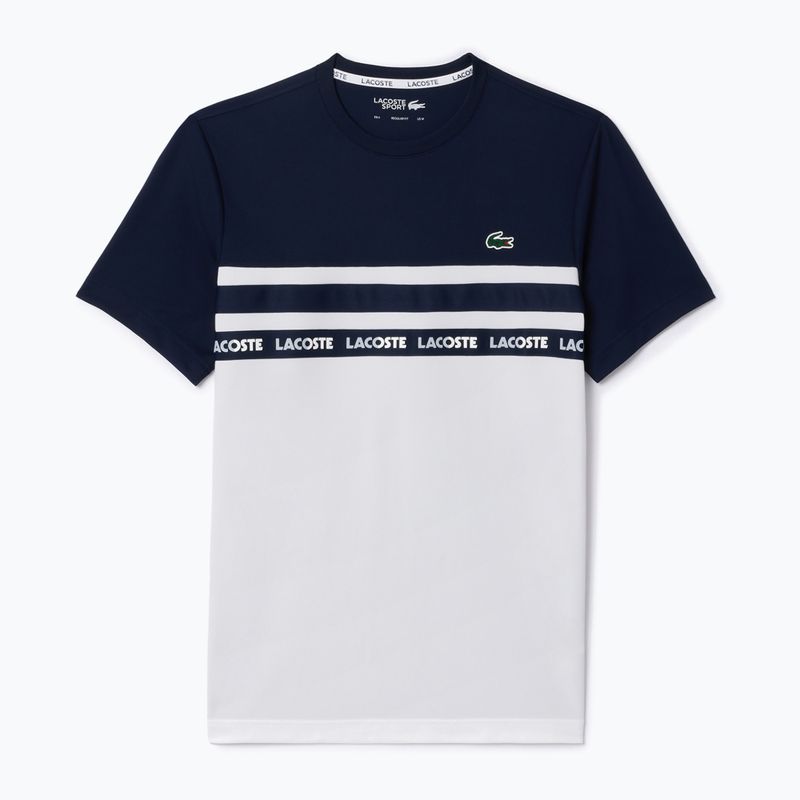 Lacoste férfi póló TH7515 fehér/navy blue 4