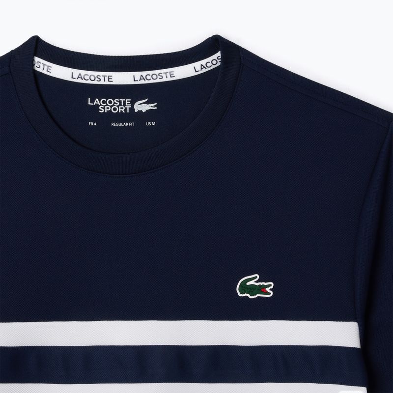 Lacoste férfi póló TH7515 fehér/navy blue 5