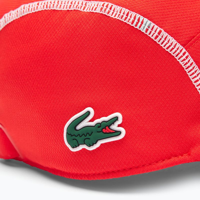 Lacoste férfi baseball sapka RK7574 6TZ piros ribizli bokor/ribizli 4