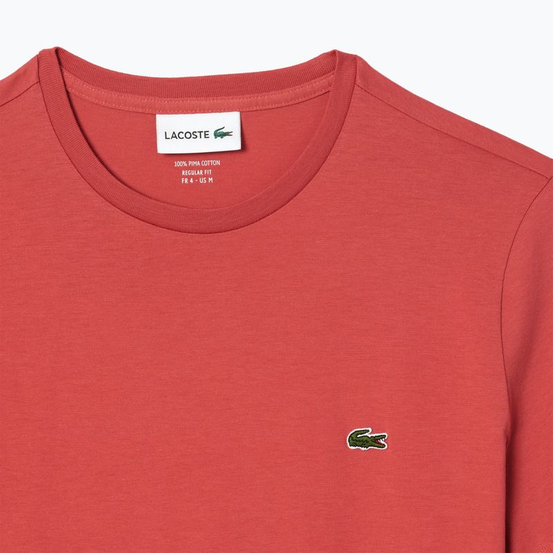 Lacoste férfi póló TH6709 sierra red 5