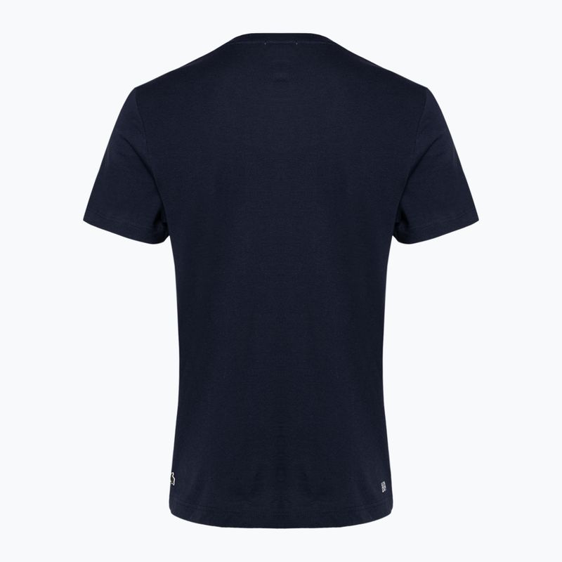 Lacoste TH9068 navy blue férfi póló 2