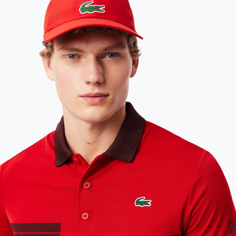 Teniszpóló Lacoste Polo DH2568 opera/expresso 4