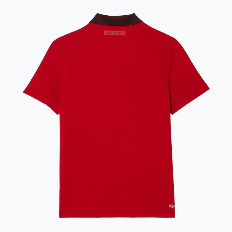 Teniszpóló Lacoste Polo DH2568 opera/expresso 6