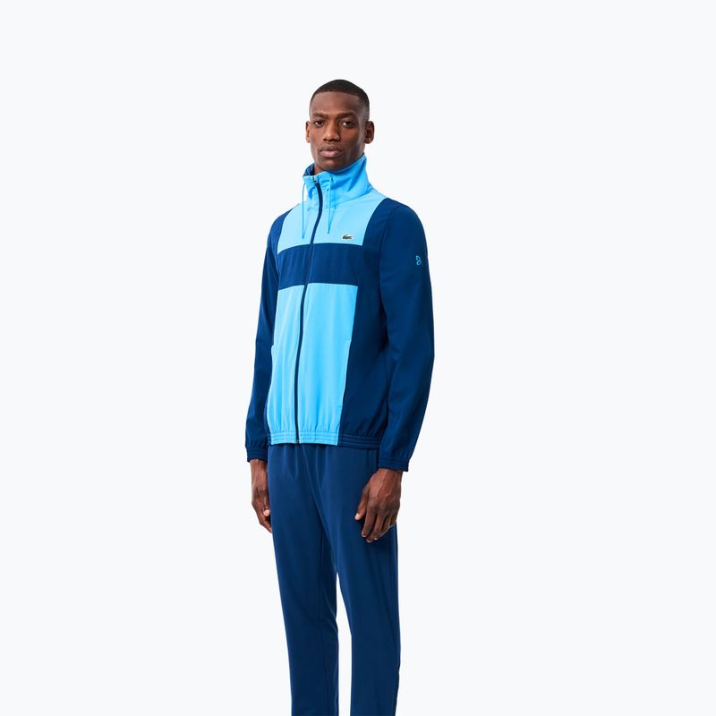 Férfi melegítő Lacoste WH2522 globe / argentine blue 4
