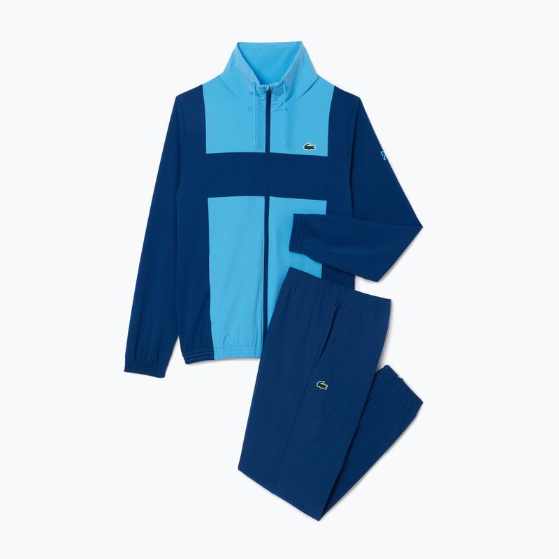 Férfi melegítő Lacoste WH2522 globe / argentine blue 5