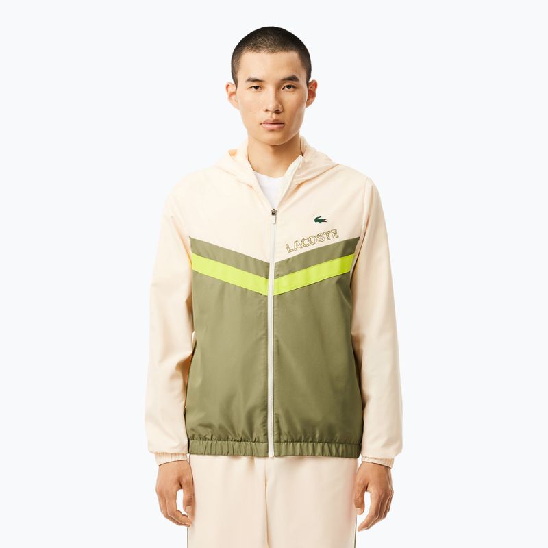 Lacoste férfi tréningruha WH4241 lappföldi/khaki/tűzlepke 3