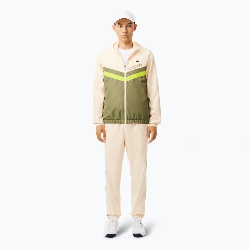 Lacoste férfi tréningruha WH4241 lappföldi/khaki/tűzlepke 4