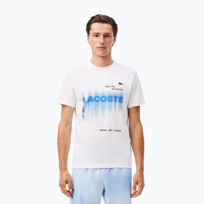 Férfi póló Lacoste TH2617 white