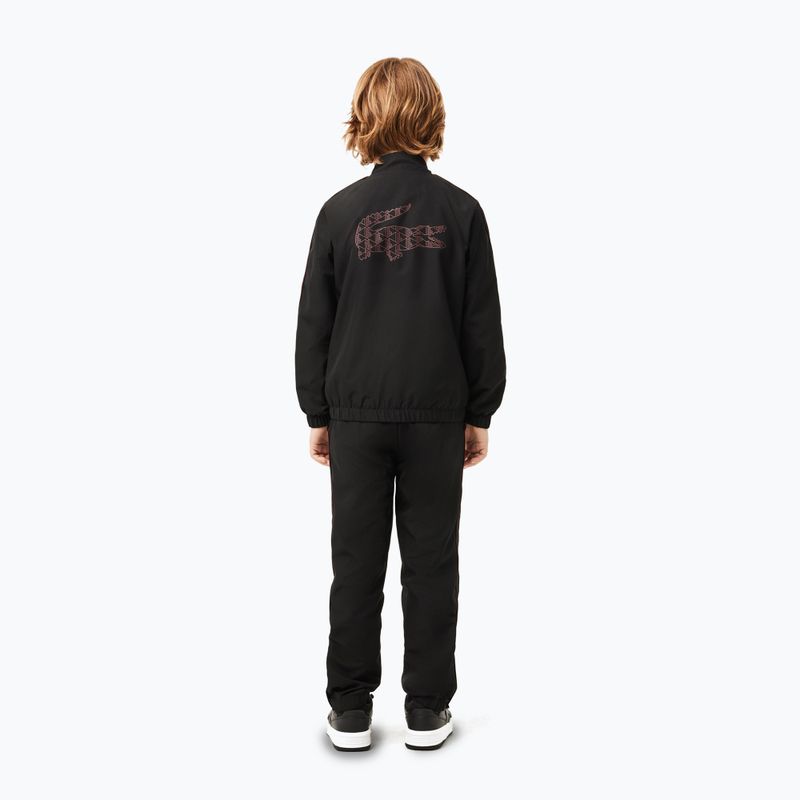 Gyerek melegítő Lacoste WJ2450 black / expresso 2