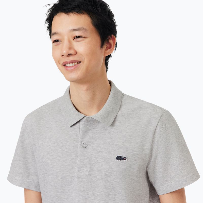 Férfi póló Lacoste Polo DH5522 silver chine 4