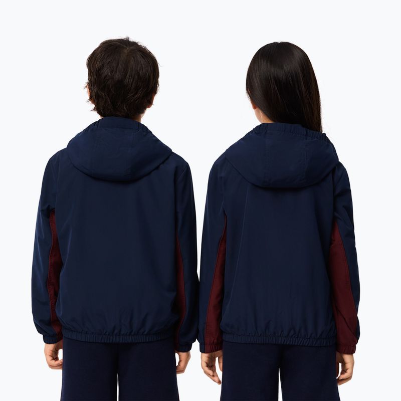 Gyerek kabát Lacoste BJ2453 navy blue / expresso 3