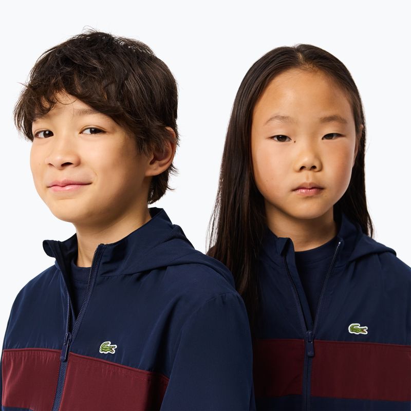 Gyerek kabát Lacoste BJ2453 navy blue / expresso 4