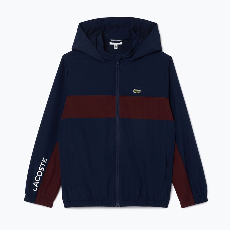 Gyerek kabát Lacoste BJ2453 navy blue / expresso 5