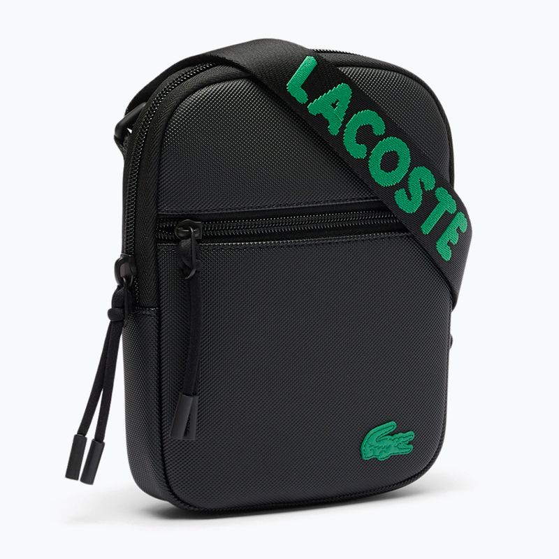 Férfi táska Lacoste NH4679TX jacquard webbing noir 3
