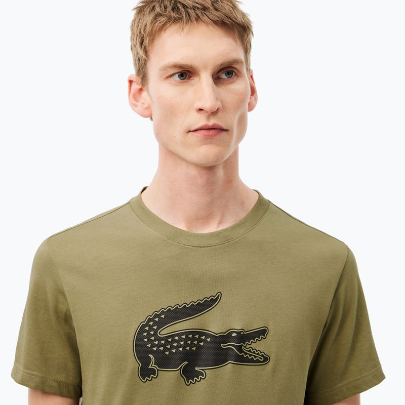 Lacoste férfi póló TH2042 khaki/fekete 3