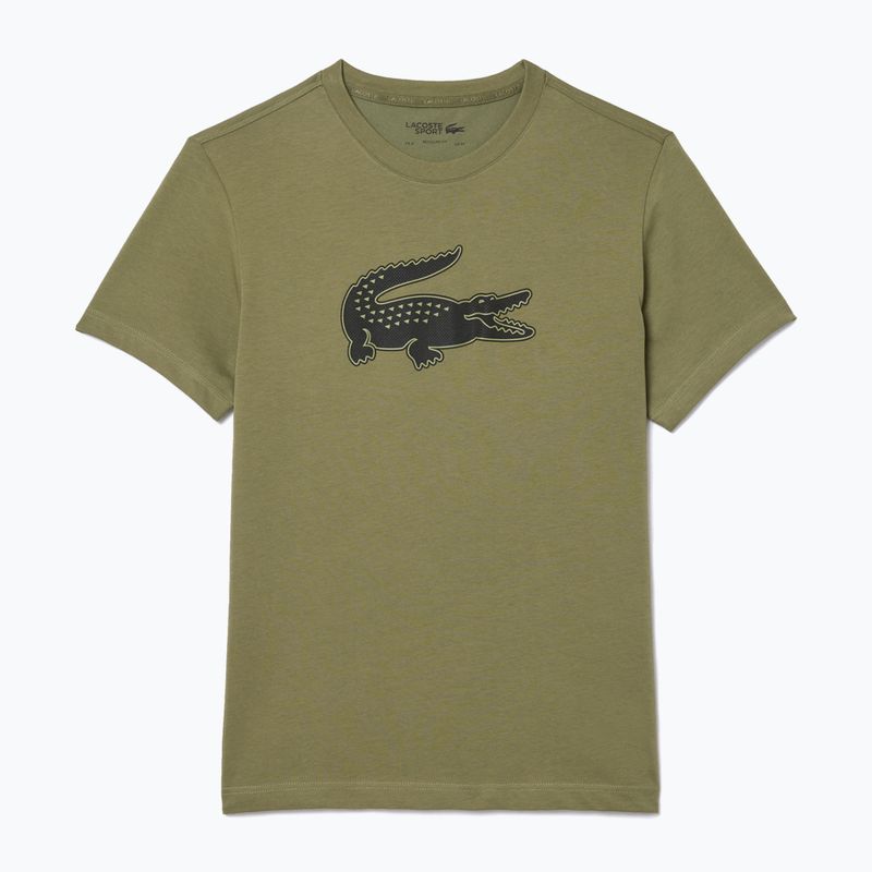 Lacoste férfi póló TH2042 khaki/fekete 4