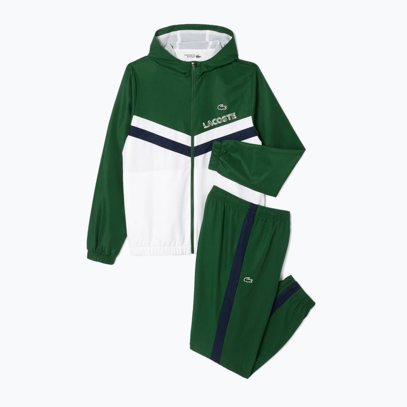 Lacoste férfi tréningruha WH4241 zöld/fehér/tengerészkék 6