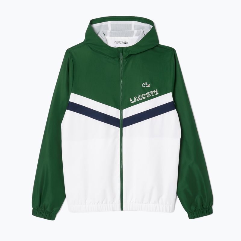 Lacoste férfi tréningruha WH4241 zöld/fehér/tengerészkék 7