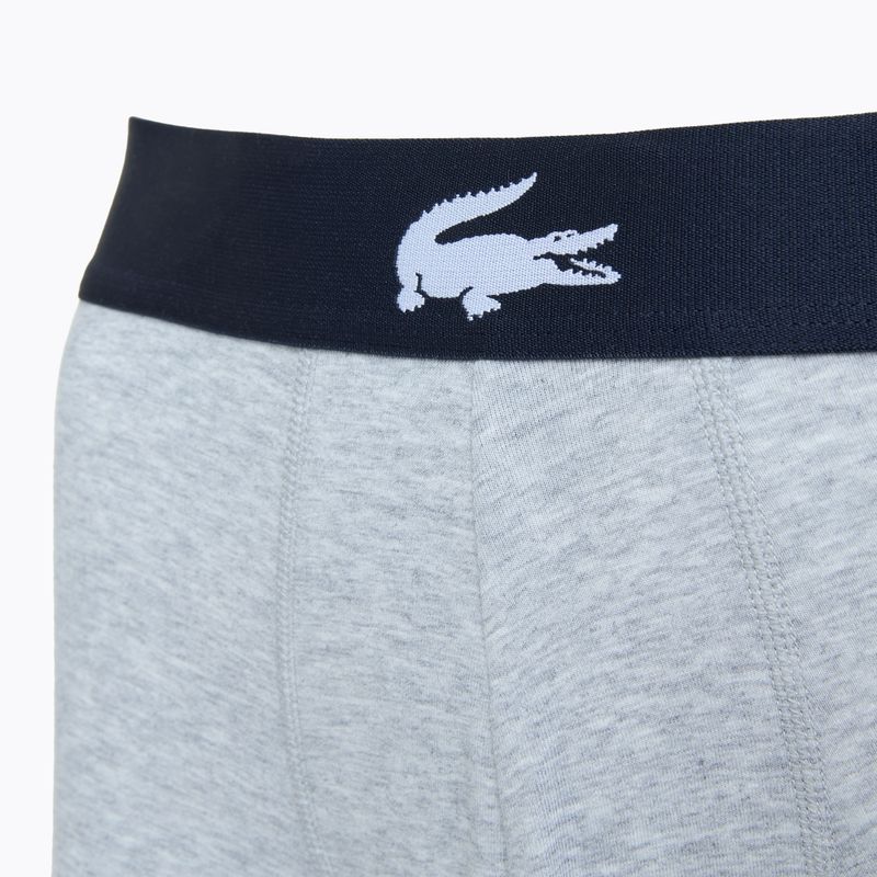 Lacoste boxeralsó 5H1803 BCK 3 pár tengerészkék/ezüst porcelán/piros 3
