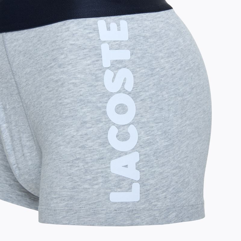 Lacoste boxeralsó 5H1803 BCK 3 pár tengerészkék/ezüst porcelán/piros 4