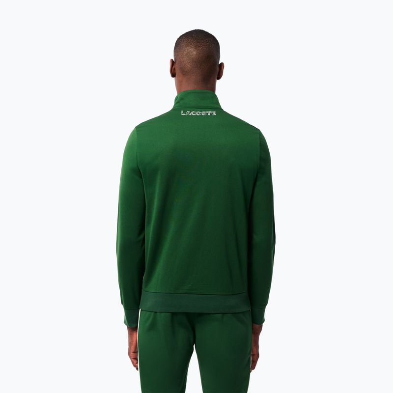 Férfi pulóver Lacoste SH2646 green / white / navy blue 3