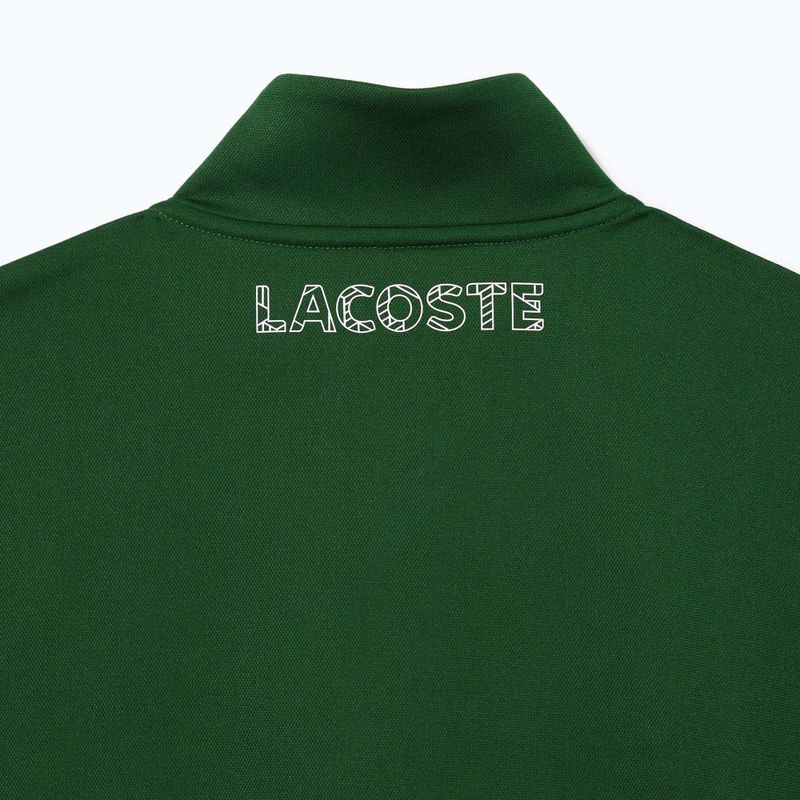 Férfi pulóver Lacoste SH2646 green / white / navy blue 7