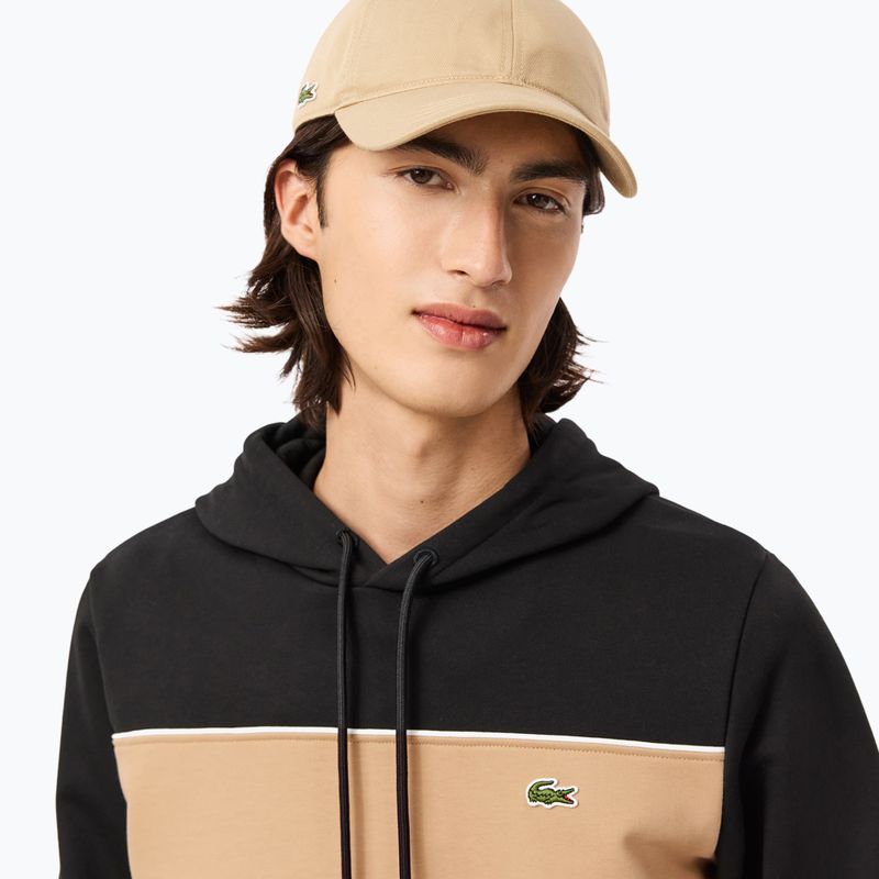 Férfi pulóver Lacoste SH5027 black/viennese 4