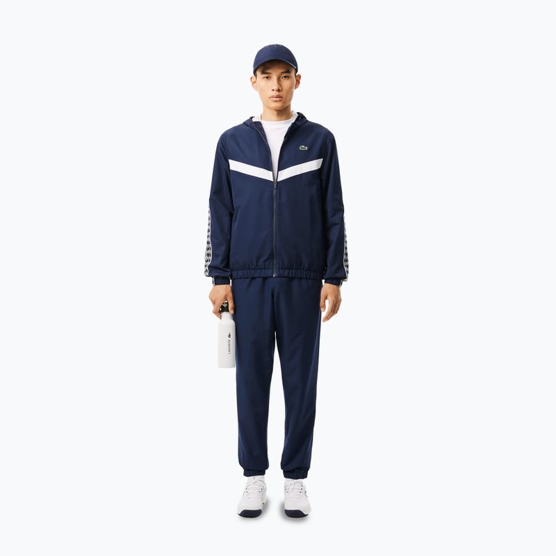 Lacoste férfi kabát BH2538 tengerészkék/fehér 2