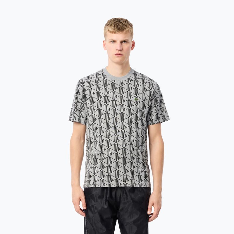 Lacoste férfi póló TH2831 silver chine/fekete