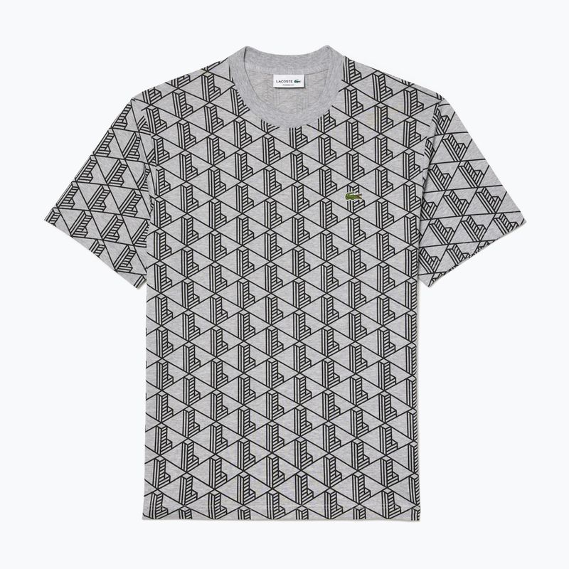 Lacoste férfi póló TH2831 silver chine/fekete 5