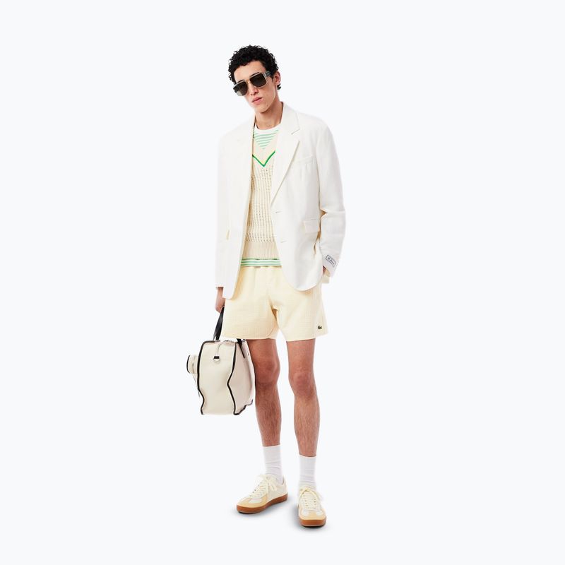 Férfi Lacoste úszónadrág MH9089 fehér/sárga 9