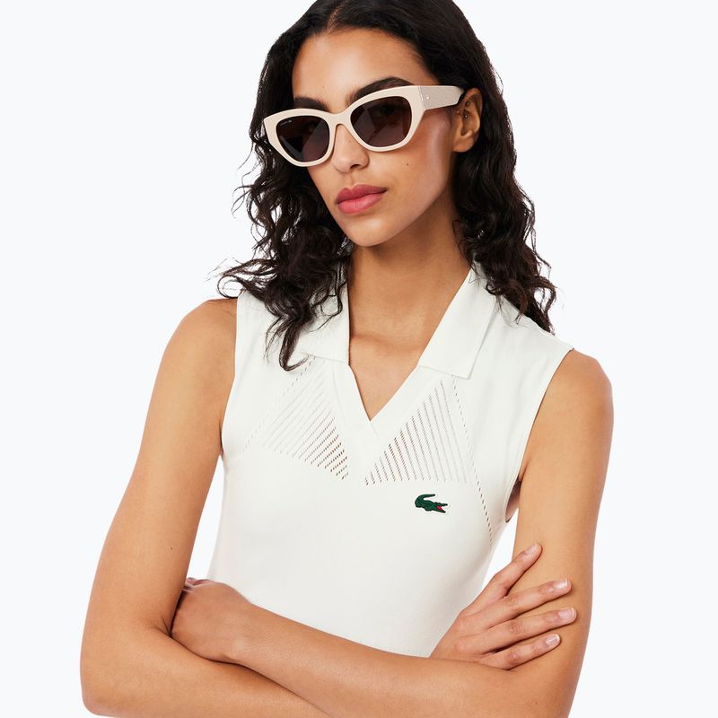 Lacoste tenisz ruha EF0615 fehér/zöld 4