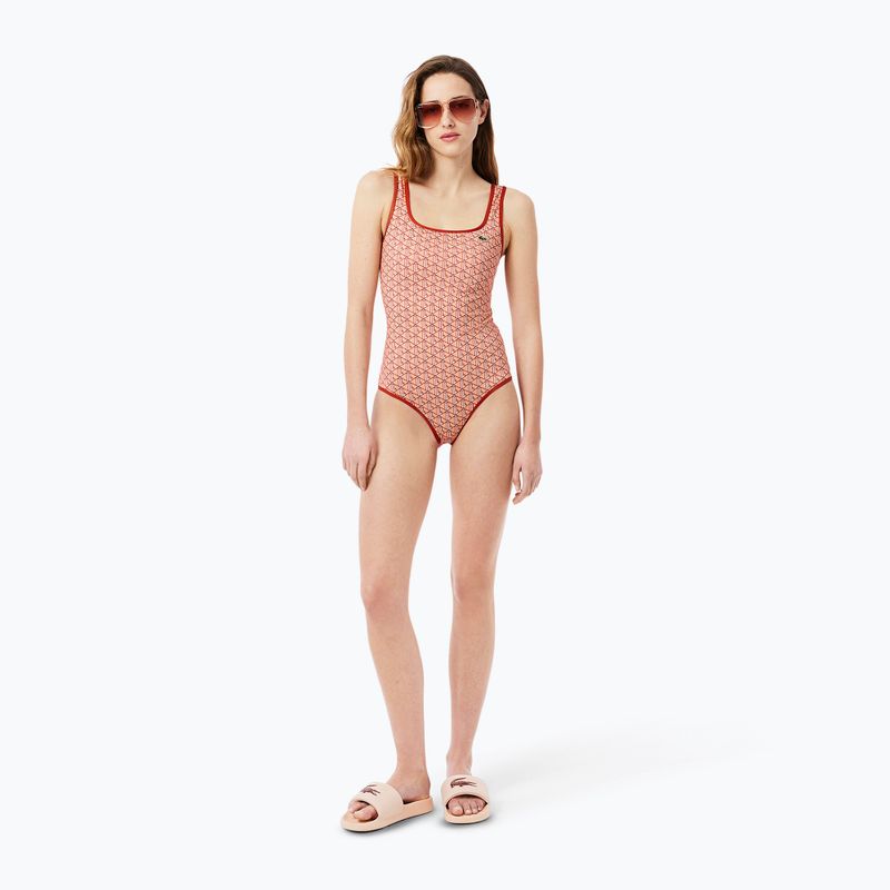 Lacoste női fürdőruha MF9608 iberis/latte 4