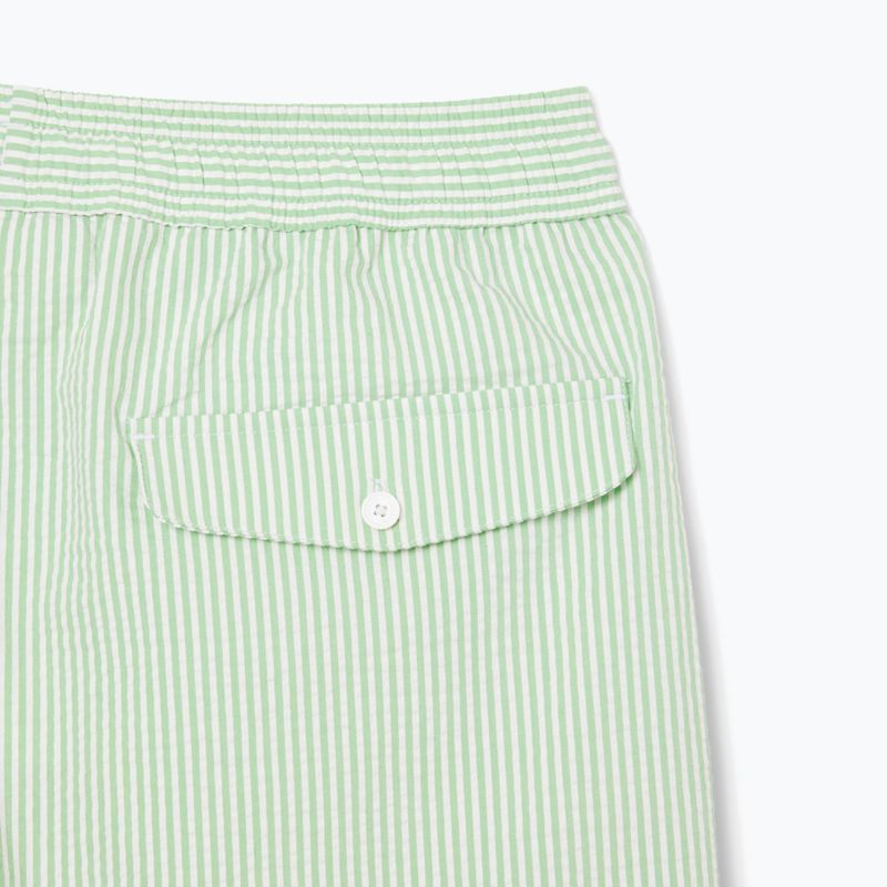 Férfi Lacoste úszónadrág MH9089 fehér/liamone 4