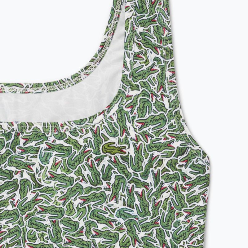 Lacoste női fürdőruha MF9608 zöld/flour 3