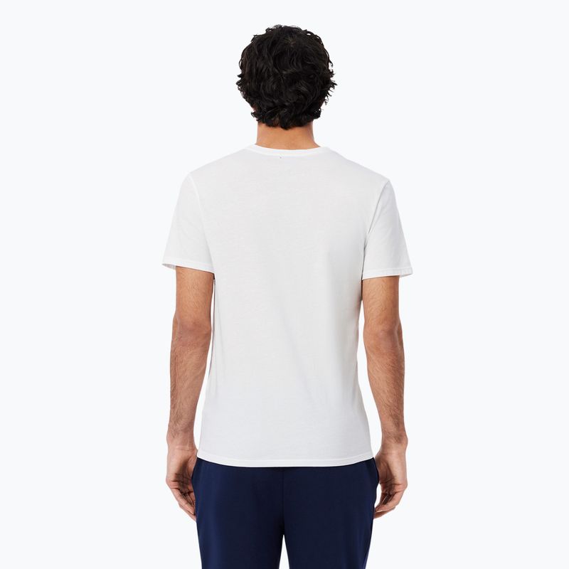 Lacoste férfi póló TH9007 3-as csomag fehér/ezüst áll/fekete 2