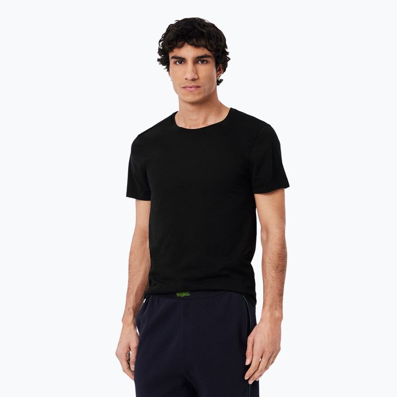 Lacoste férfi póló TH9007 3-as csomag fehér/ezüst áll/fekete 4