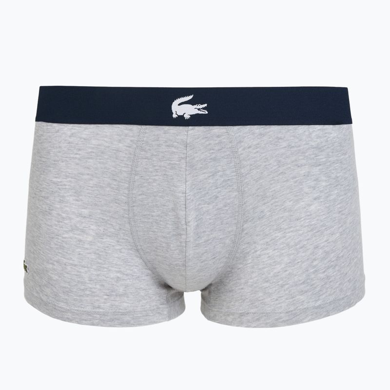 Lacoste férfi boxeralsó 5H1291 3-as csomag tengerészkék/fehér/ezüst ch 2