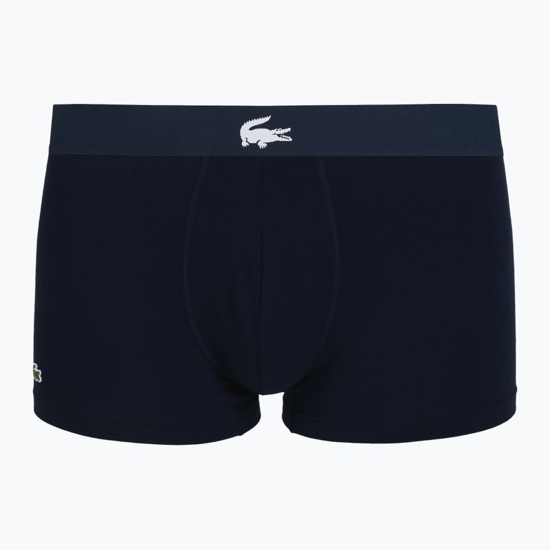 Lacoste férfi boxeralsó 5H1291 3-as csomag tengerészkék/fehér/ezüst ch 5