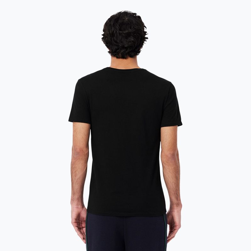 Lacoste férfi póló TH9007 3 darab fekete 2