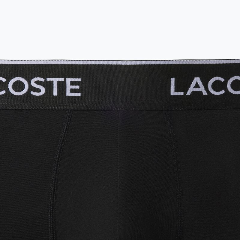 Férfi boxeralsók Lacoste 5H2393 3 pár black 2