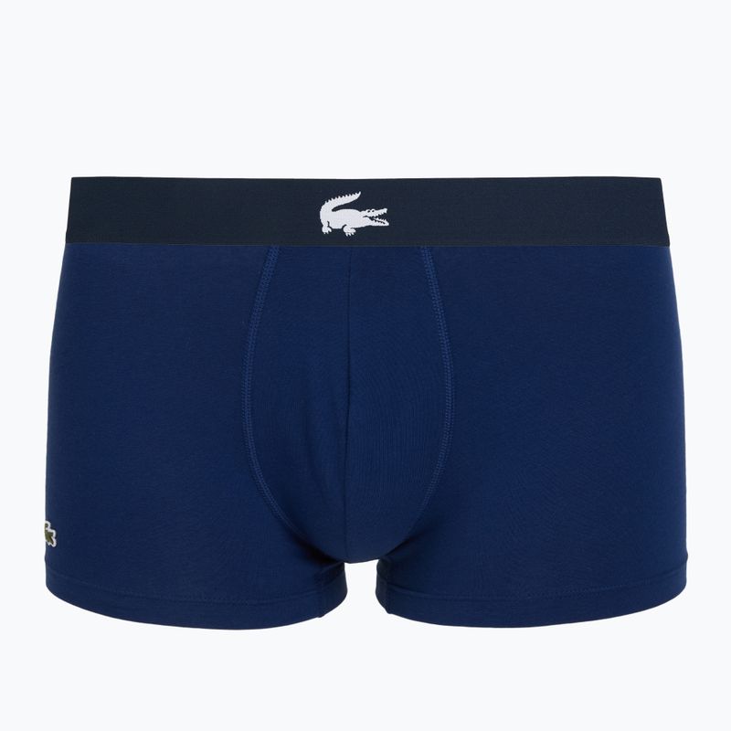 Lacoste férfi boxeralsó 5H1288 3-as csomag tengerészkék/fehér/ezüst ch 5