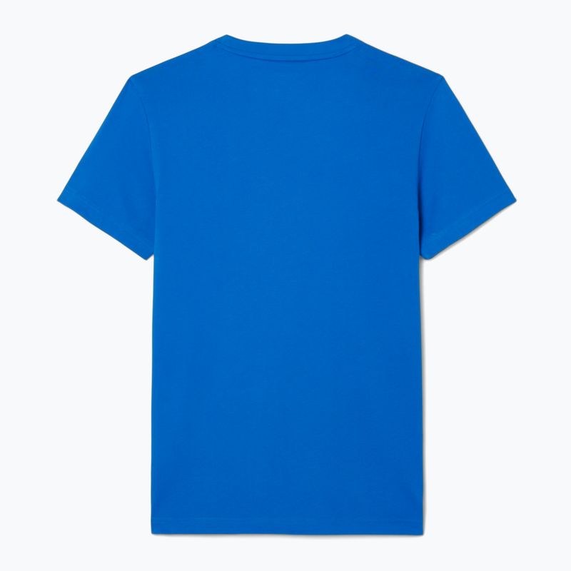 Lacoste férfi teniszpóló TH1044 gipsy fehér/navy blue 5