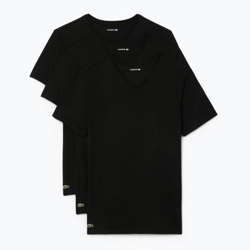 Lacoste férfi póló TH9008 3 darab fekete 5