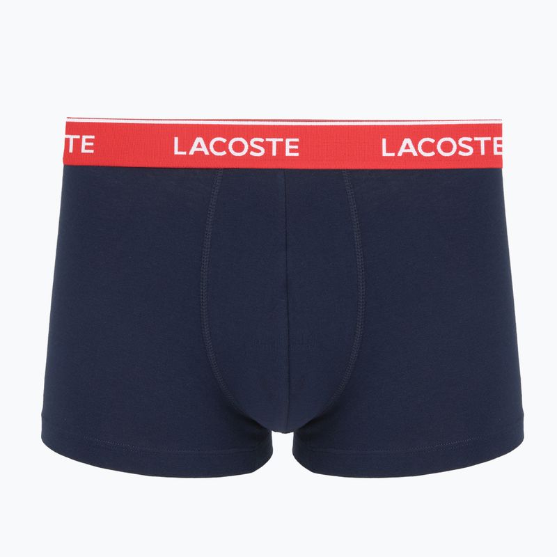 Férfi boxeralsók Lacoste 5H12997 3 pár navy blue/green/red/navy blue 4