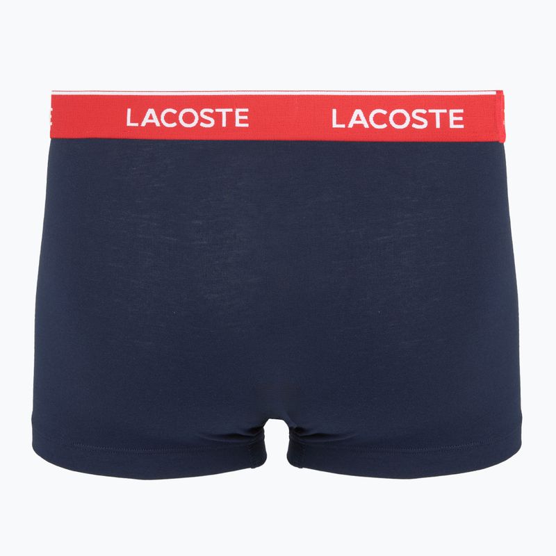 Férfi boxeralsók Lacoste 5H12997 3 pár navy blue/green/red/navy blue 5
