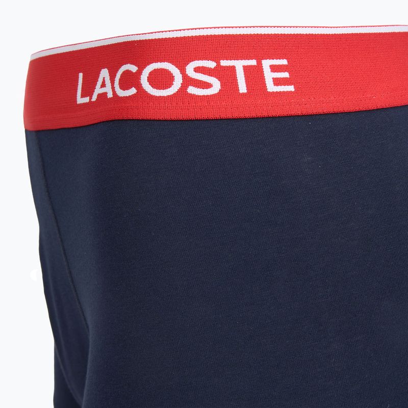 Férfi boxeralsók Lacoste 5H12997 3 pár navy blue/green/red/navy blue 6