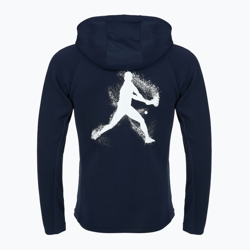 Lacoste férfi tenisz edzőruha WH3108 tengerészkék/tengerészkék 4